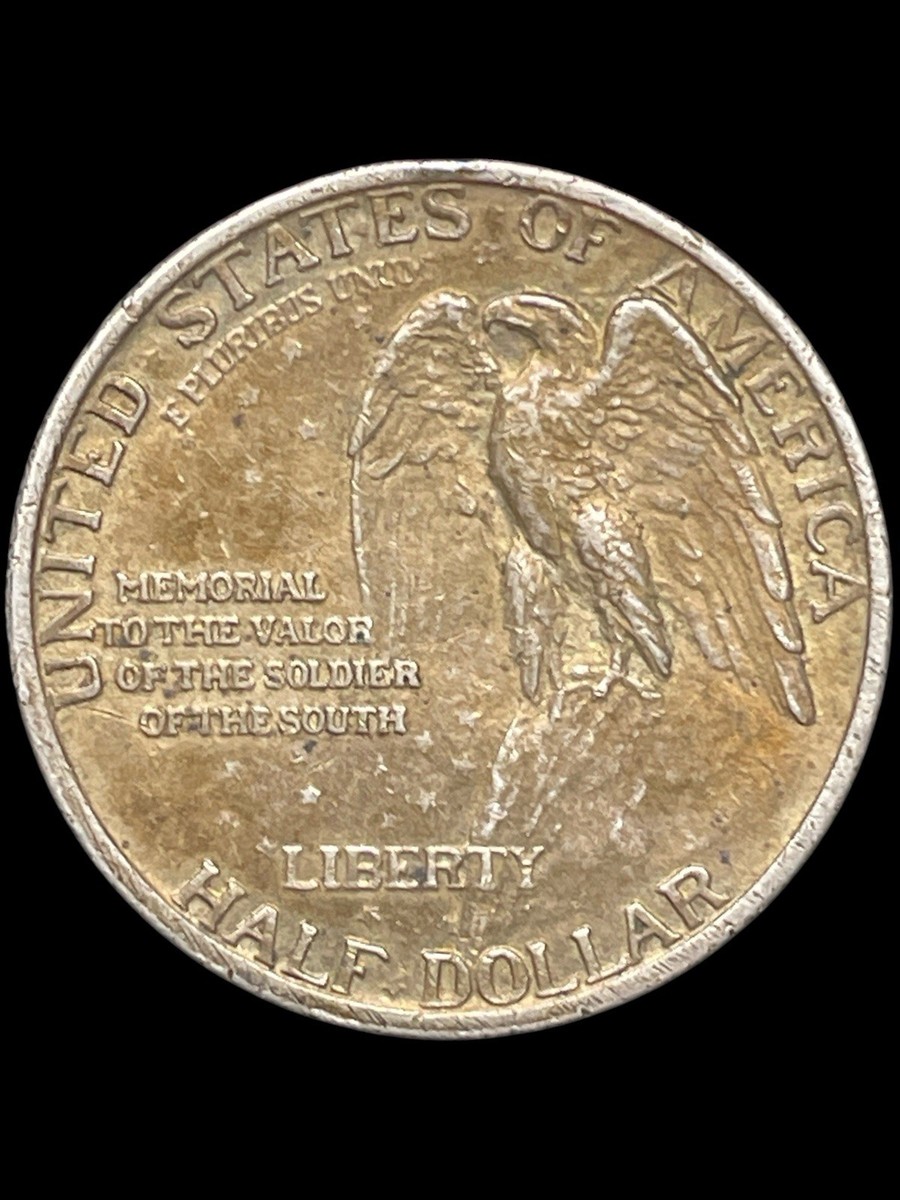 銀貨】USA 1925 ストーン マウンテン ハーフダラー 本物 希少 302
