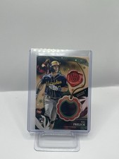 2024 Topps Holiday - Relics Sal Frelick #RC-SF Blue Jersey Relic Rookie Card. rookie card picture
