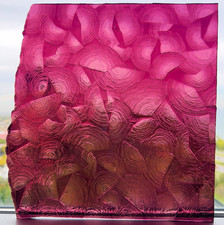 Kokomo Purple Magenta Cranberry Rondalite Stained Glass Sheet 10x11