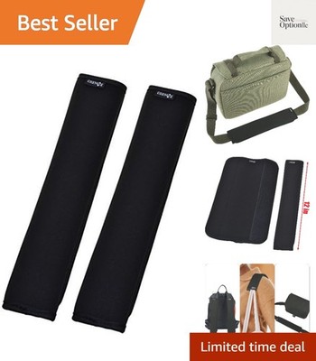 2 Pcs Neoprene Comfort Shoulder Strap Pads for Laptop Bag, Messenger Bag, Spo...