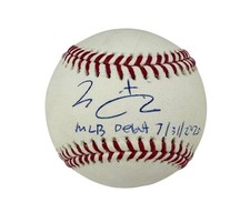 Nick Madrigal Chicago White Sox Signed Autographed White Baseball MLB Debut COA
