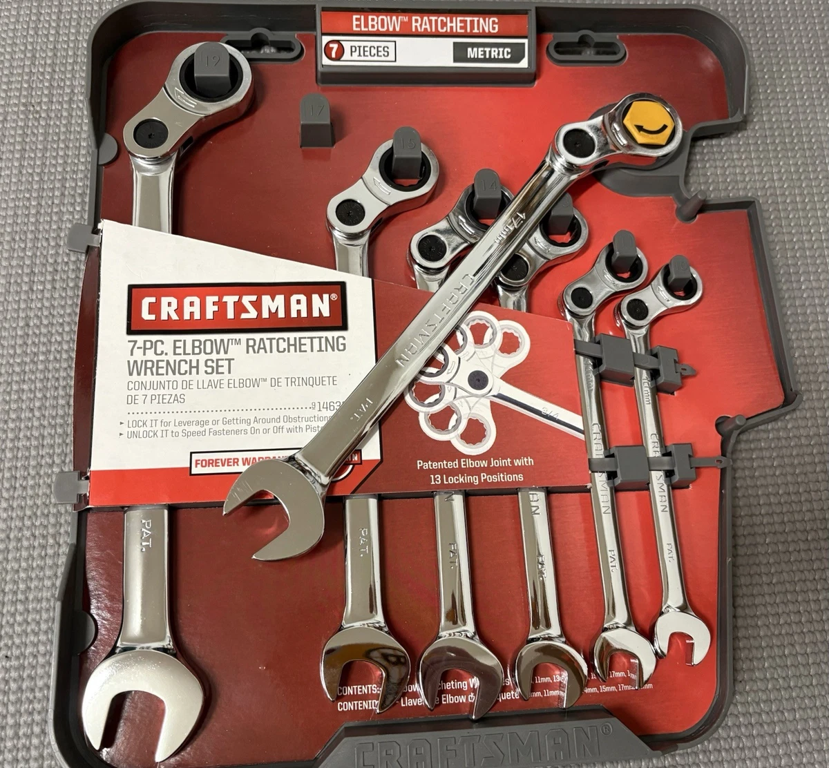 Craftsman 棘轮棘轮套筒扳手扳手套装| eBay