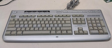 HP 5187 silver multimedia keyboard/TESTED