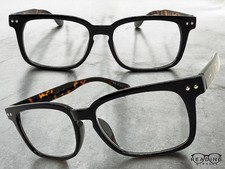 Classy Elegant Vintage Retro Style READING EYE GLASSES READERS Black Frame 1.50