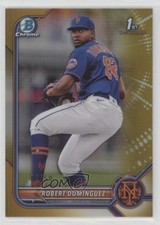 2022 Bowman Chrome Prospects Gold Refractor 44/50 Robert Dominguez #BCP-51 0q21