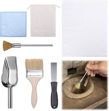 Kit Pulizia Stufa a Pellet,Accessori Pulizia Spazzola Stufa Pellet