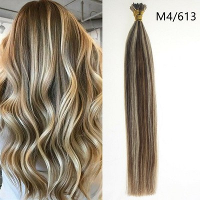 I-Tip Hair Extensions Keratin Bondings Haarverlängerung Remy Echthaar 40-60cm