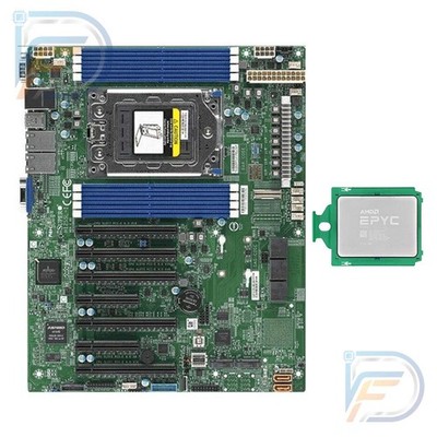 AMD EPYC 7282 16C 32T CPU + Supermicro H12SSL-i SP3 DDR4 Server Board Combo