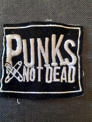 Alter Rock Patch. Punks Not Dead. Gebraucht.