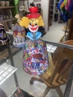 Wonderful Murano Art Glass Millefiori Clown Bell  With Sticker KB Italy & Murano