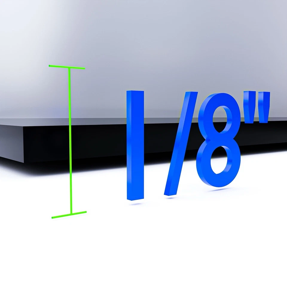 PLACAS DE EXTREMO DE ALERÓN ACRÍLICO UNIVERSAL - PRETALADRADAS (JUEGO DE 2) Se adapta a cualquier ala 1/8” Foto 4 de 4