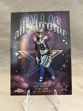 2025 Topps Chrome Football NFL Ceedee Lamb All-Chrome Team ACT-8 Dallas Cowboys