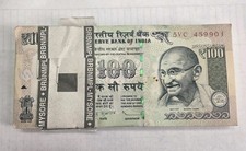 India 100 × 100 RUPEES P-105 2013 Gandhi Mountain Indian Rs Total 10,000 Rupees 