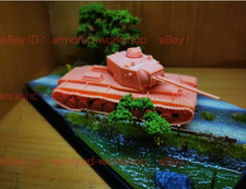 3D Printed 1/72S-series super heavy tanks KV-4 whiteboard turret tank Unpainted