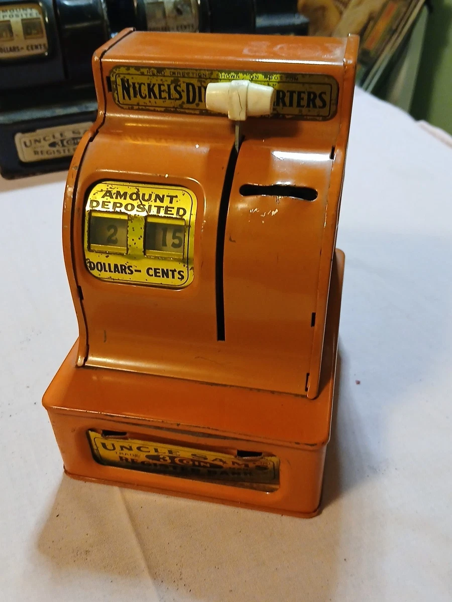 山姆大叔收银机在可收藏机械银行| eBay