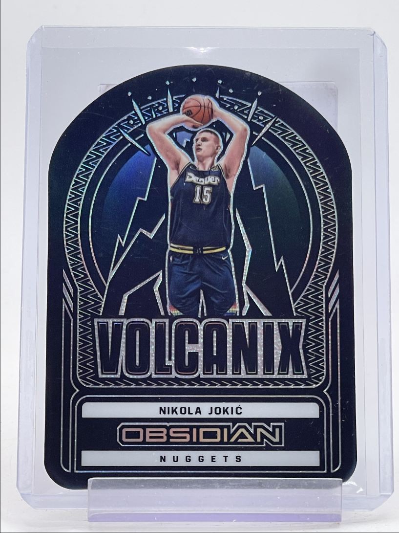 NIKOLA JOKIC 2021-22 OBSIDIAN VOLCANIX DIE CUT NUGGETS #21 Q5375
