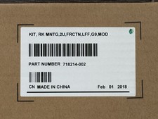 NEW HPE ProLiant Gen9 Gen10 2U Friction LFF Rail Kit 718214-002