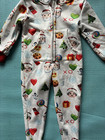 Lola & the Boys Sz 2 Christmas Hooded Pajama One Piece Long Sleeves — photo 6
