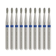 Dental Burs Diamond FG Pear Bur 830/008M Medium Grit Blue for High Speed 330