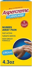 Aspercreme Lidocaine Pain Relief Cream Soothes 4.3 Ounce (Pack of 1) 