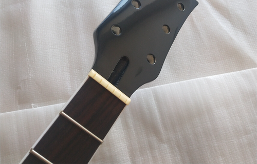 24.75 inch 22fret Guitar Neck Rosewood Fingerboard Block Inlay Bolt on   - Picture 3 of 8