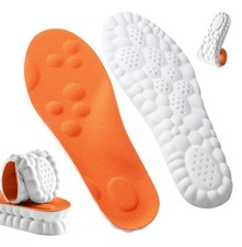 4D Steppers Insoles for Men Women - Memory Foam Soles Massage Shoe Inserts ...