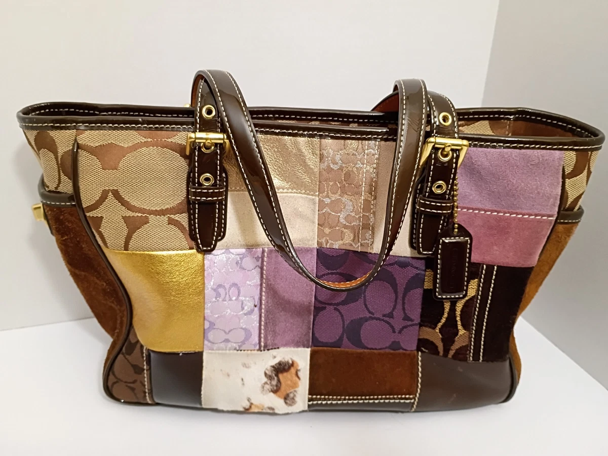 Coach Patchwork Tote Exterior Bags & Handbags for Women | eBay
