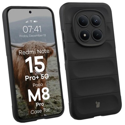 Handyhülle für Xiaomi Redmi Note 15 Pro Plus 5G/POCO M8 Pro 5G Bizon Schwarz