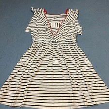 THML Striped Short Sleeve Dress Size Large