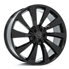 22x9 1AV ZX15 Gloss Black Wheels Blank (40mm) Set of 4