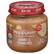 Banana And Strawberries Baby Food 4 Oz Case Of 6 