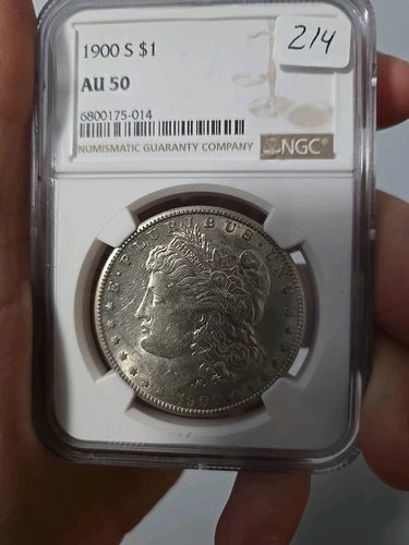 1900-S MORGAN DOLLAR NGC AU50 Very Choice Original Coin