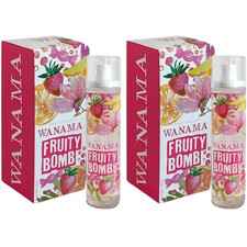 WANAMA - Bomba afrutada Body Splash para mujer 100 ml X2 Unidades