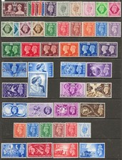 1937 to 1951 MOSTLY Light Hinged Mint Collection inc Royal Silver Wedding
