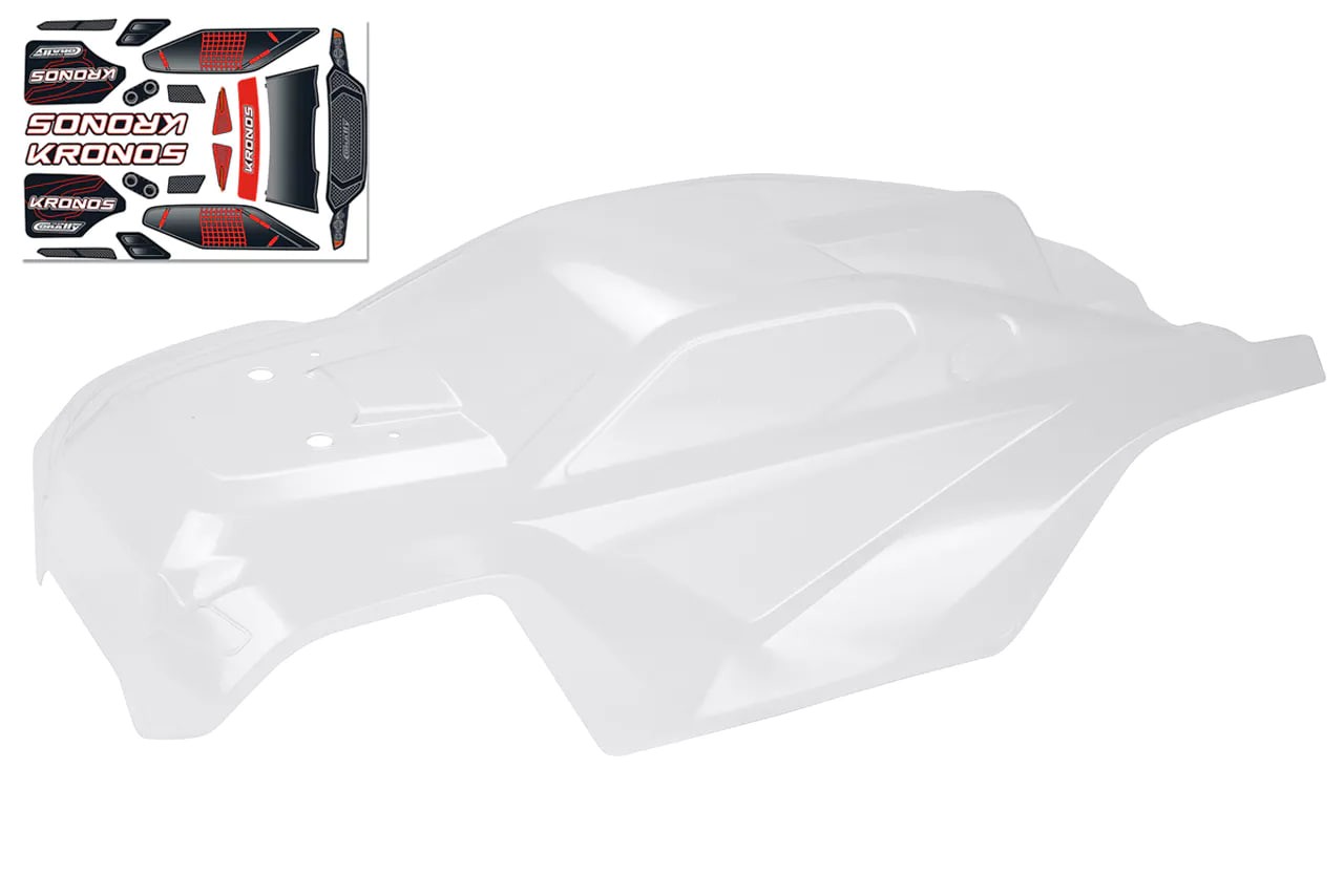 Corally Polycarbonate Body Kronos XP 6S Clear - Precut w/Decals