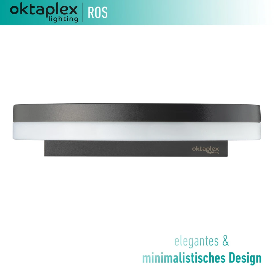 B-Ware LED Außenleuchte Außenlampe Wandleuchte IP65 grau - Bild 2 von 4