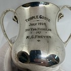 Vintage 1928 Temple Grove Trophy - Silver Plated — photo 2