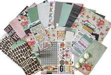 SIMPLE STORIES [THE RESET GIRL] Juego de papel y adornos - Ahorra 60%