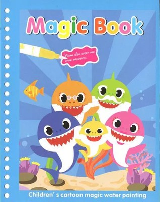 5906874493144 Magic book. Małe Rekiny. Malowanka wodna Skrzat