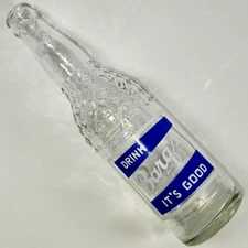 VTG Barqs Drink Barq's It's Good Bottle Blue ACL New Orleans Louisiana Find
