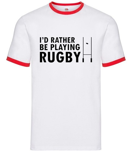 Cuscino In Lino 40x40 Cm Con Frase "I'd Rather Be Playing Rugby" – Gift Base - 6