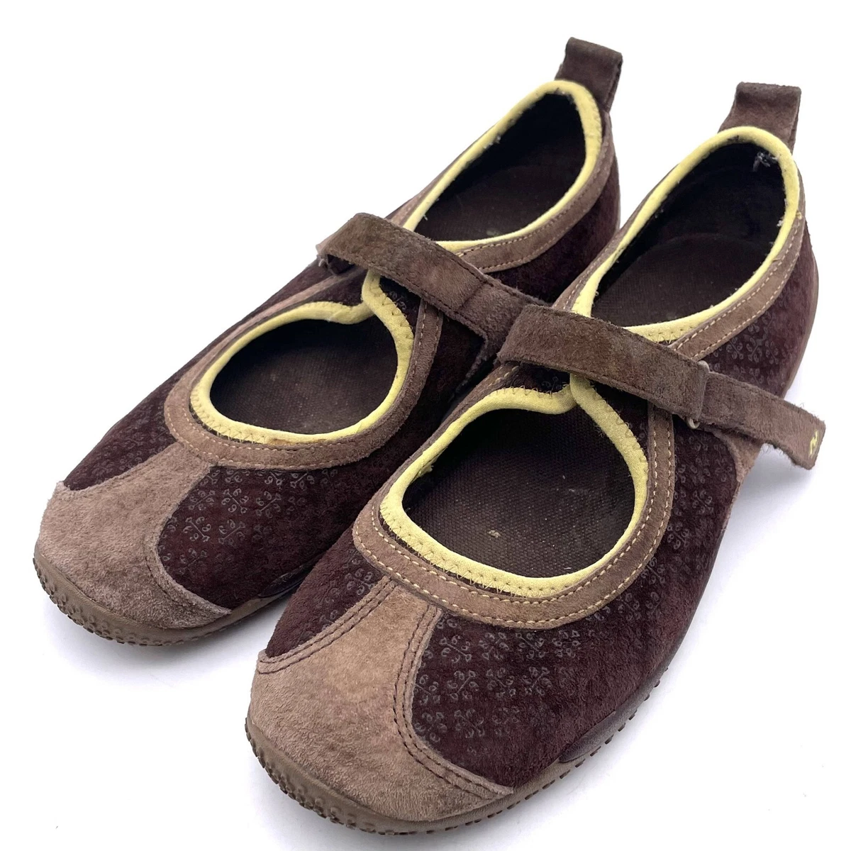 Merrell Ortholite Suede Mary Jane Air Cushion Shoes Women s Sz 7 Brown