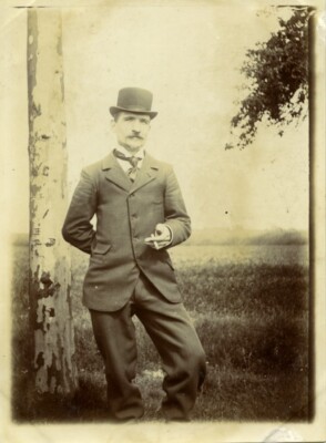 France Chartres Region Man Cigarette Hat Old amateur Photo 1900 | eBay