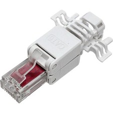 Netzwerkstecker werkzeuglos RJ45 Stecker CAT5...