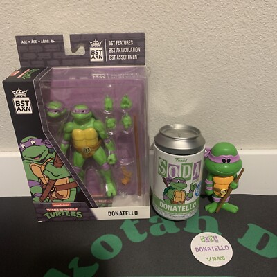 Donatello Lot Of 2 Funko Soda TMNT The Loyal Subjects BST AXN