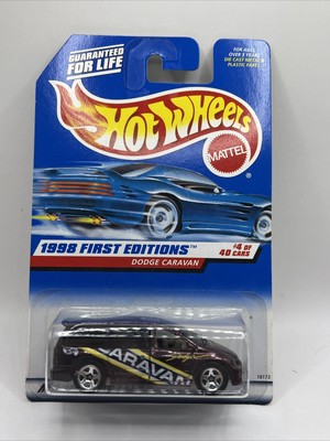 Vintage Hot Wheels 1998 First Editions Dodge Caravan #4 of 45 Mattel Wheels (76)