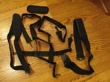 9 ASSORTED STRAPS - FOR CAMERAS, BAGS, CASES or INSTURMENTS