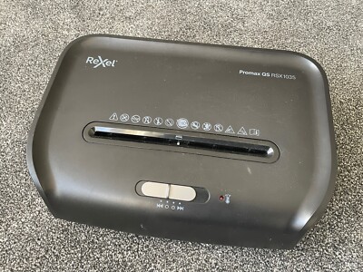 Rexel Promax QS RSX 1035 Kreuzschnitt Aktenvernichter 35L 10 Blatt Schwerlast (OHNE MÜLLEIMER)