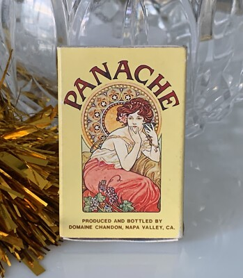 #ad #ad Napa Valley CA Panache Aperitif Wine Domaine Chandon Vintage Matchbox $5.50