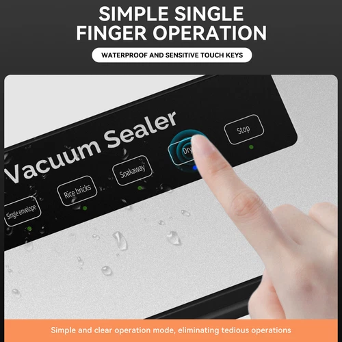 Hochsaugvollautomatisches Vakuumiergerät für Zuhause +10 Vakuumbeutel - Bild 2 von 10